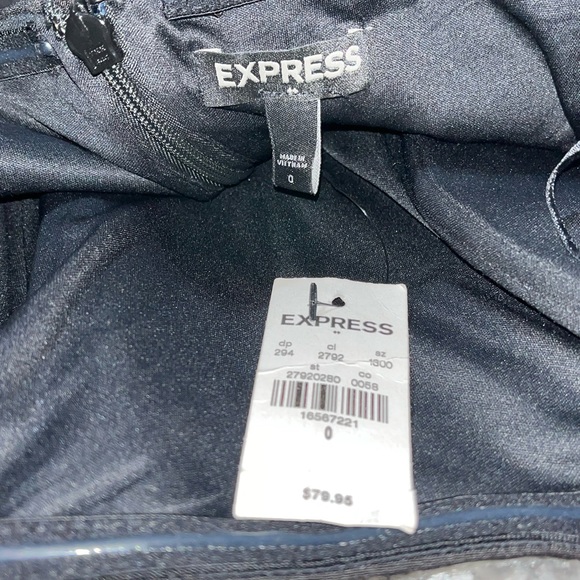 Express Strapless Jumpsuit w/ Pockets Size 0 - Picture 4 of 5